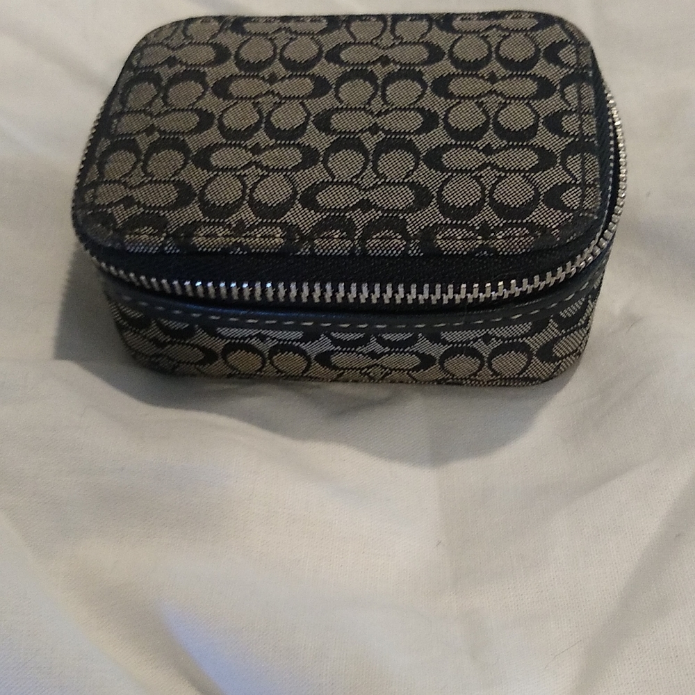 Coach pillbox and Coach card keychain